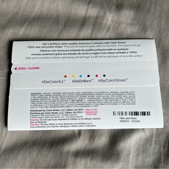 🎉Former HP!🎉*Retired* Color Street: Glitz and Glory | Fourth of July Patriotic - Picture 5 of 13